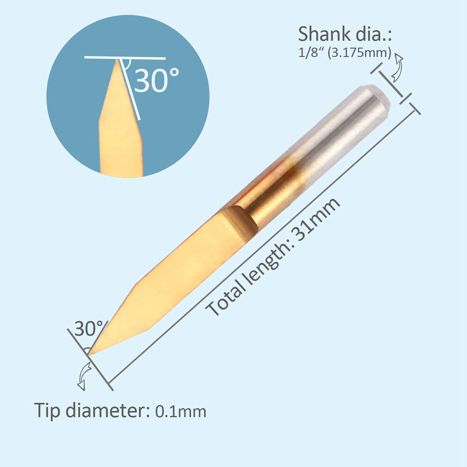Cnc Router Bit - NIEUWE HOT In Voorraad-10 Stuks 30