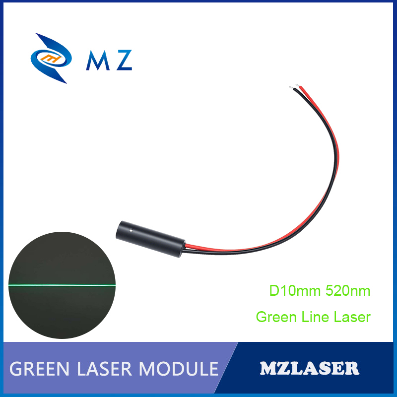 Industrial Laser Uses - Compacte groene lijnlaserdiode module 520nm D10mm