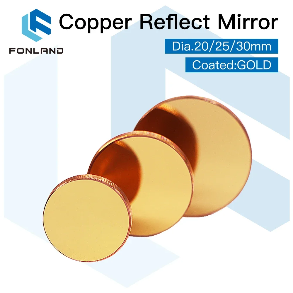Laser Engraving Software - 3 Stuks Fonland Koper Reflecteren Spiegel