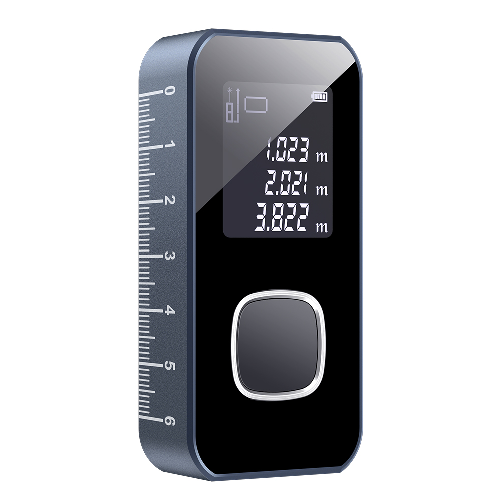 Industrial Laser Tape Measure - Laserafstandsmeter 60M Slimme laserafstandsmeter LCD-scherm Intelligente