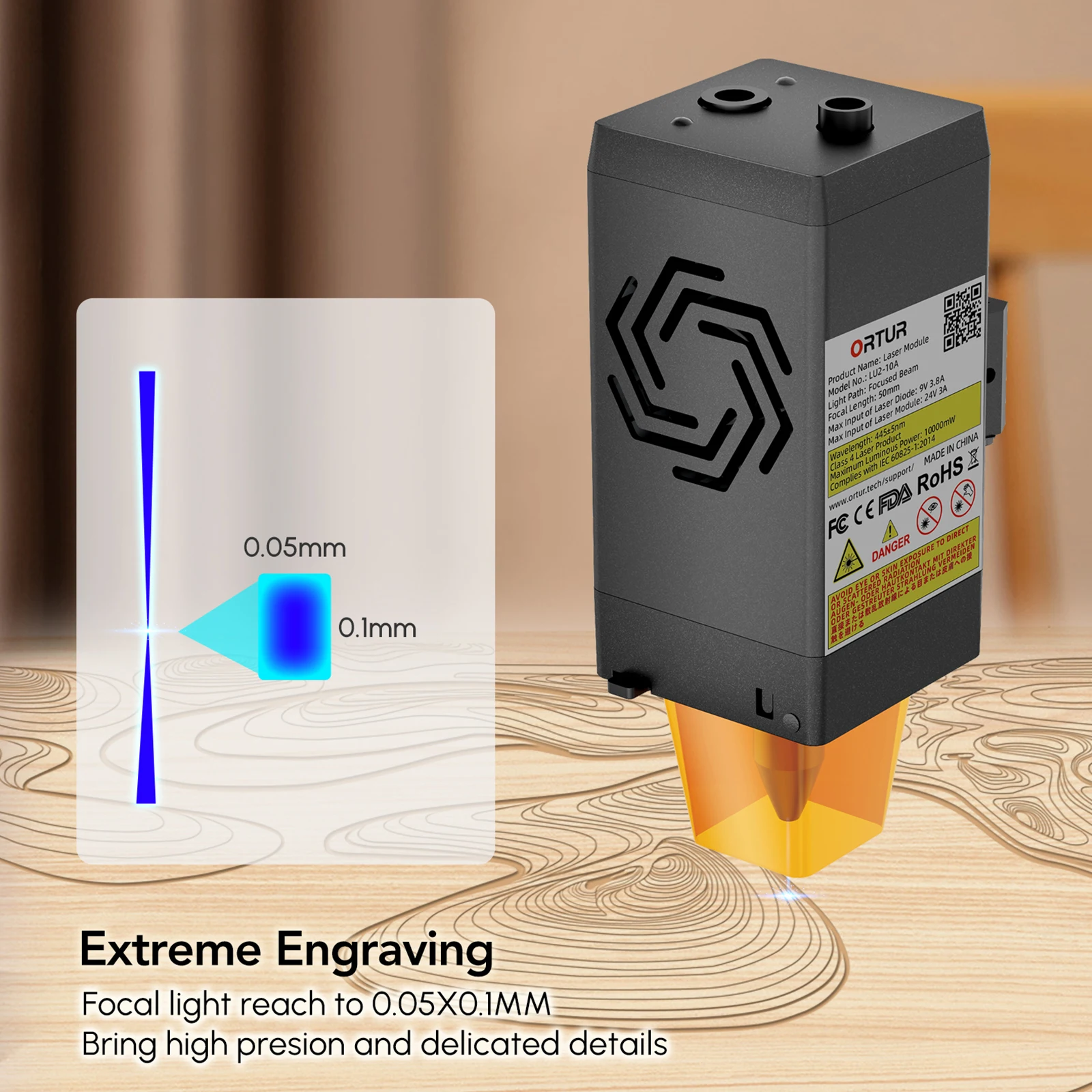 Laser Engraving Software - ORTUR LU2-10A 10W Hoge Precisie Lasermodule
