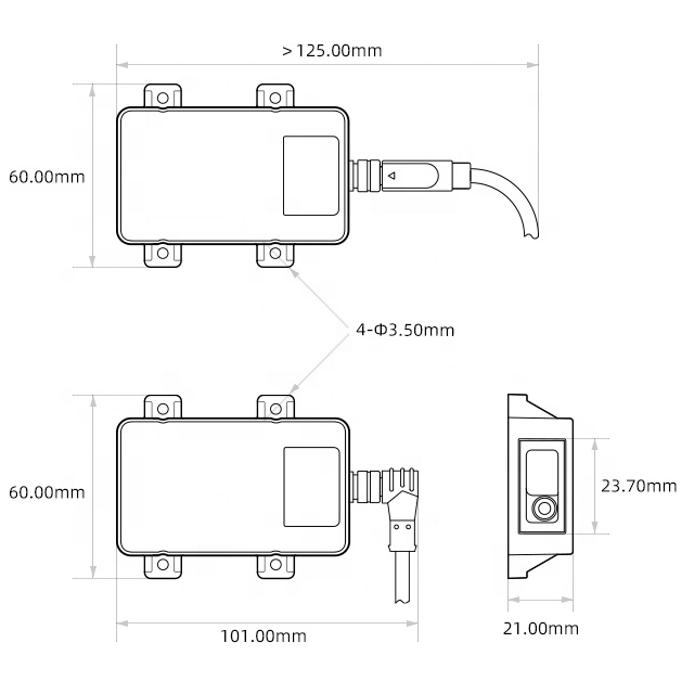40M Laser Afstandsmeter Sensor - Industrial Laser Uses recensie en prijs