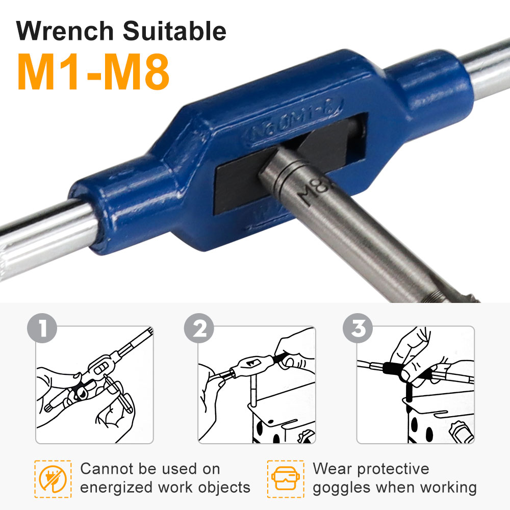 HAMPTON M1-M8 Draad Tap Wrench - Cnc Router Bit recensie en prijs