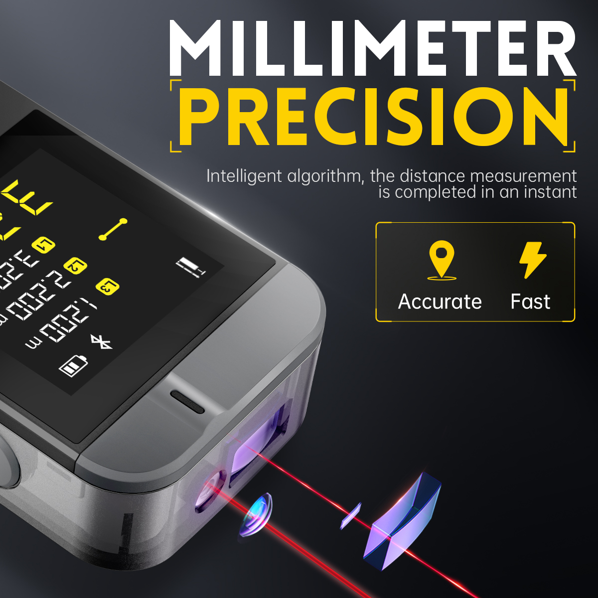 Fnirsi IR40 Digitale Laser Mee - Industrial Laser Tape Measure recensie en prijs