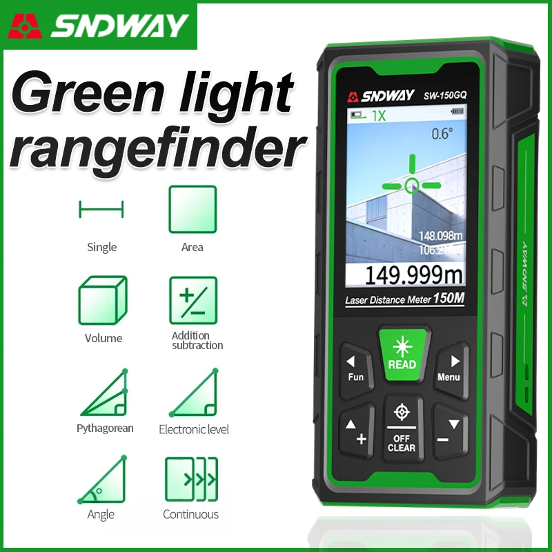 Groene Laser Afstandsmeter Dig - Industrial Laser Tape Measure recensie en prijs