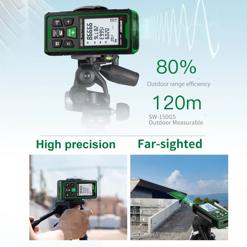 Groene Laser Afstandsmeter Dig - Industrial Laser Tape Measure recensie en prijs