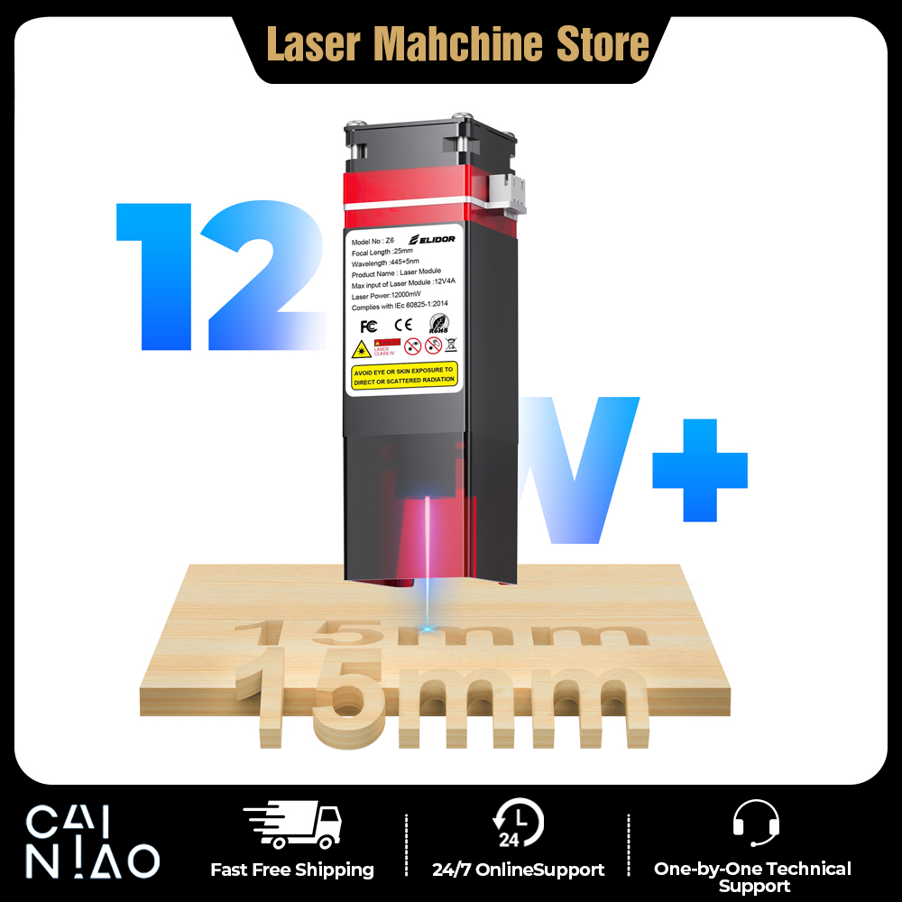 ELIDOR Z6 6W/12W Laser Module  - Industrial Laser Cutter recensie en prijs