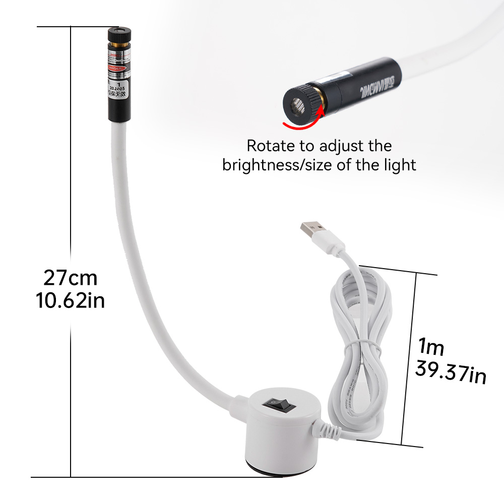 USB-aangedreven rood laserlich - Industrial Laser Cutter recensie en prijs