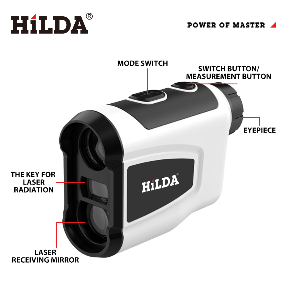 HILDA 800M Golf Laser-afstands - Industrial Laser Tape Measure recensie en prijs