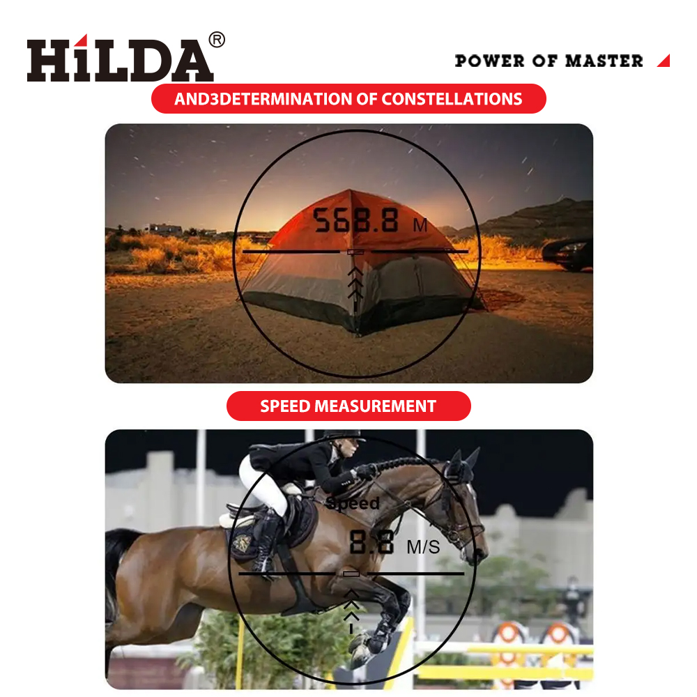 HILDA 800M Golf Laser-afstands - Industrial Laser Tape Measure recensie en prijs