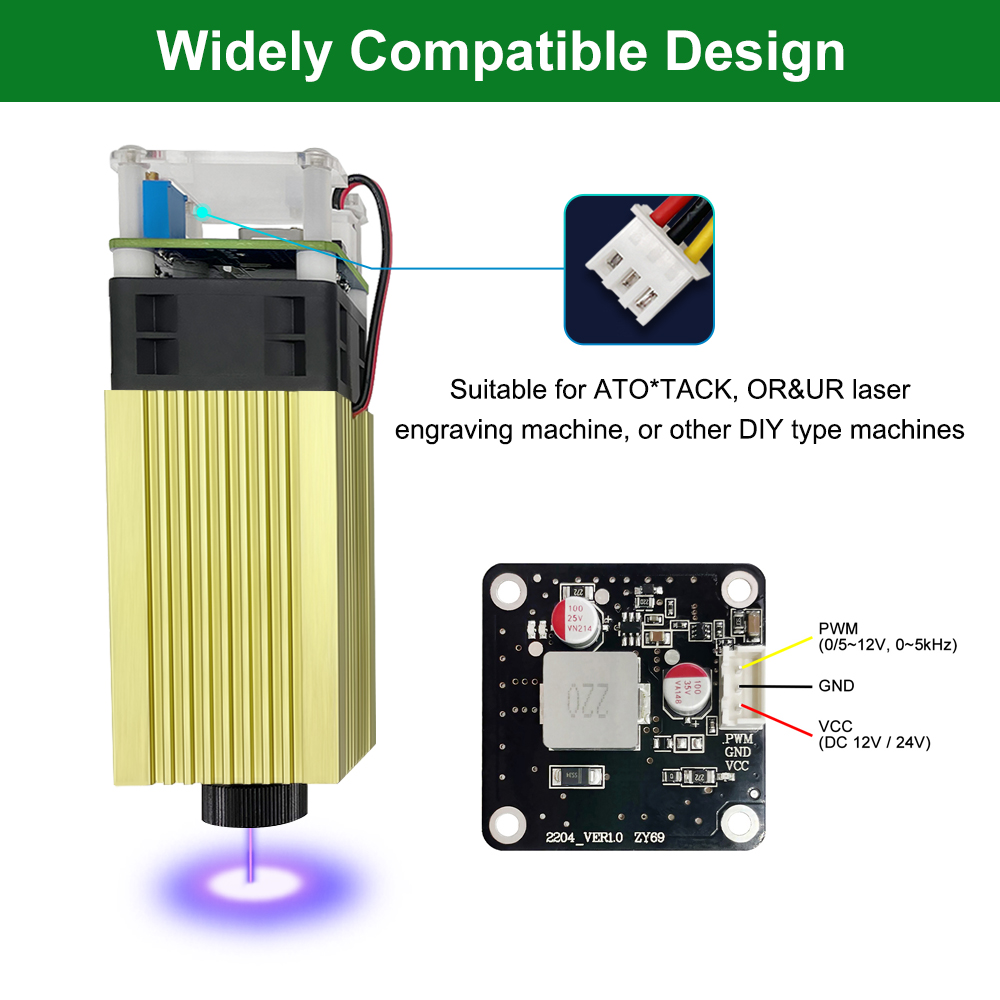 LASER BOOM 4W 5W Laser Module  - Industrial Laser Cutter recensie en prijs