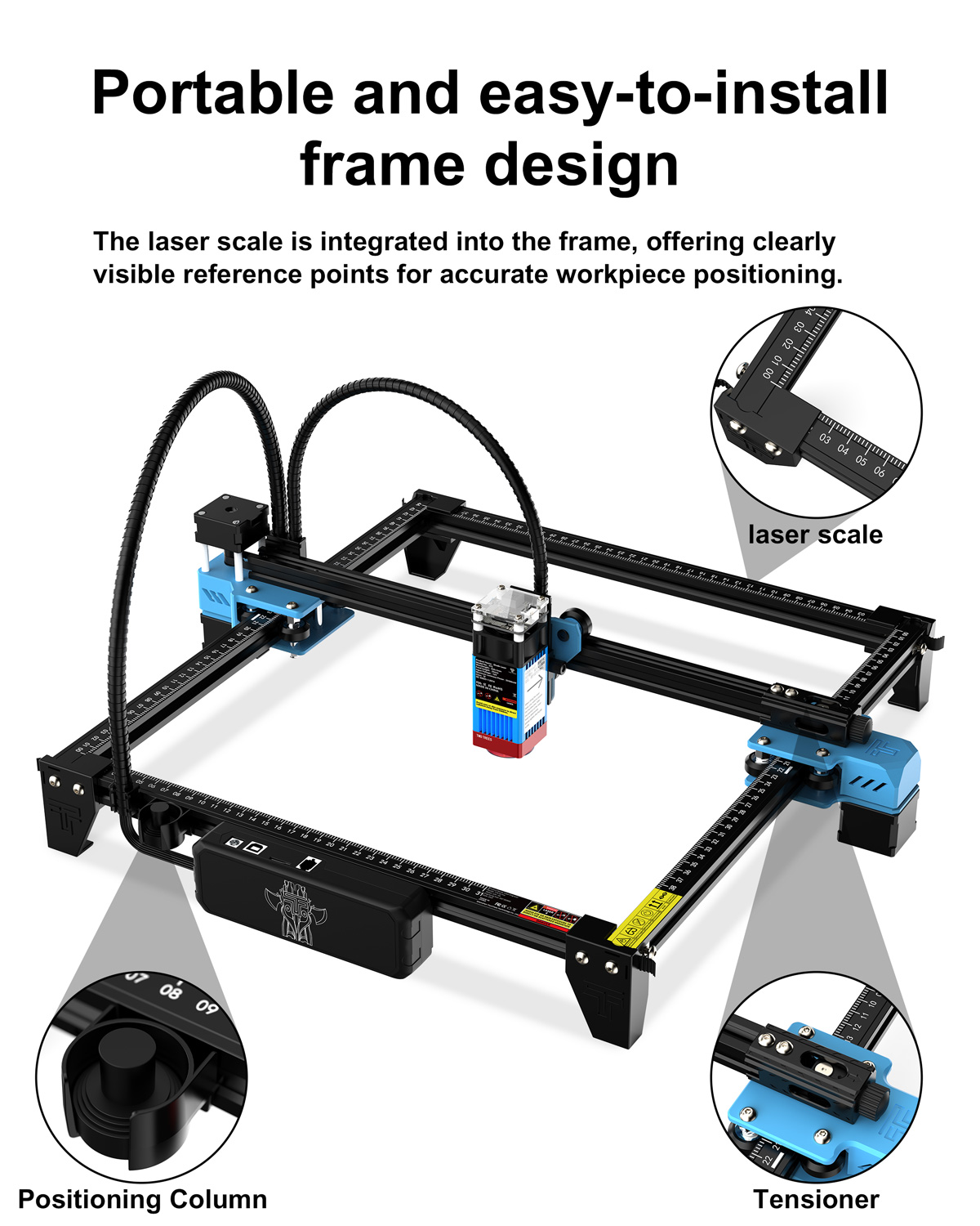 TwoTrees TTS-10 Pro 80W/TTS-55 - Industrial Laser Etching Machine recensie en prijs