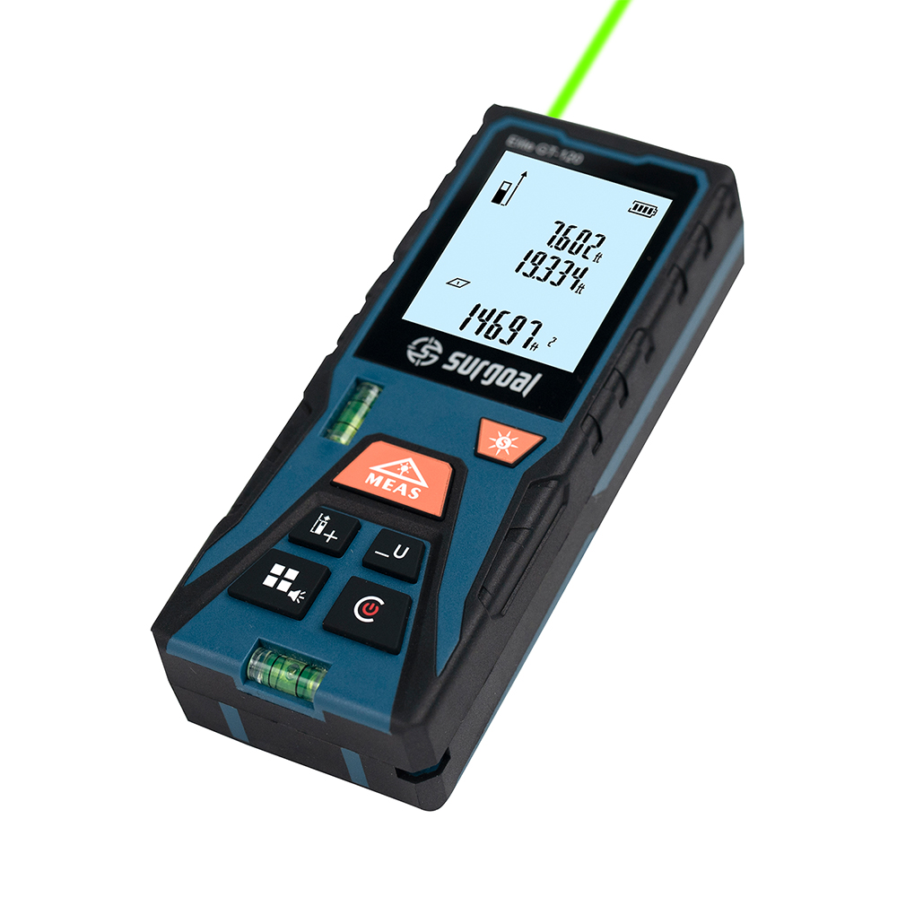 120m groene laser afstandsmete - Industrial Laser Tape Measure recensie en prijs