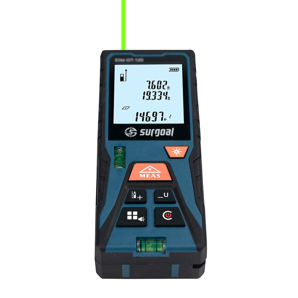 120m groene laser afstandsmete - Industrial Laser Tape Measure recensie en prijs