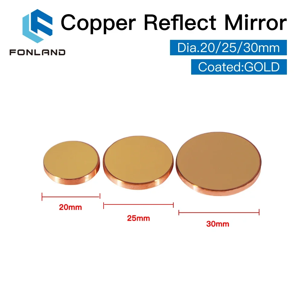 3 Stuks Fonland Koper Reflecte - Laser Engraving Software recensie en prijs
