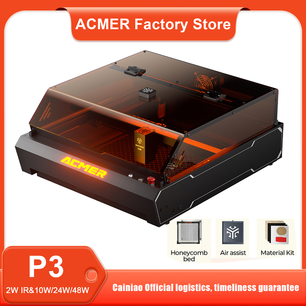 ACMER P3 48W 24W 10W+IR 2W Las - Industrial Laser Etching Machine recensie en prijs