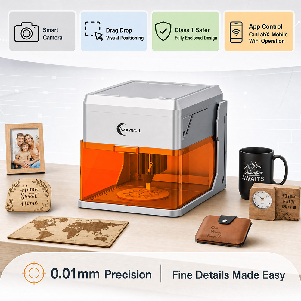 Carverall A1PRO 10W Lasergrave - Industrial Laser Etching Machine recensie en prijs